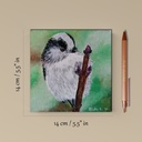 Long-Tailed Tit (Acrylic Painting)
