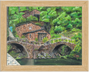 Portuguese Village (Acrylic on Canvas Painting)