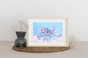 Pastel Octopus (Acrylic on Paper Painting)