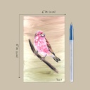 Purple Finch (Acrylic on Paper)