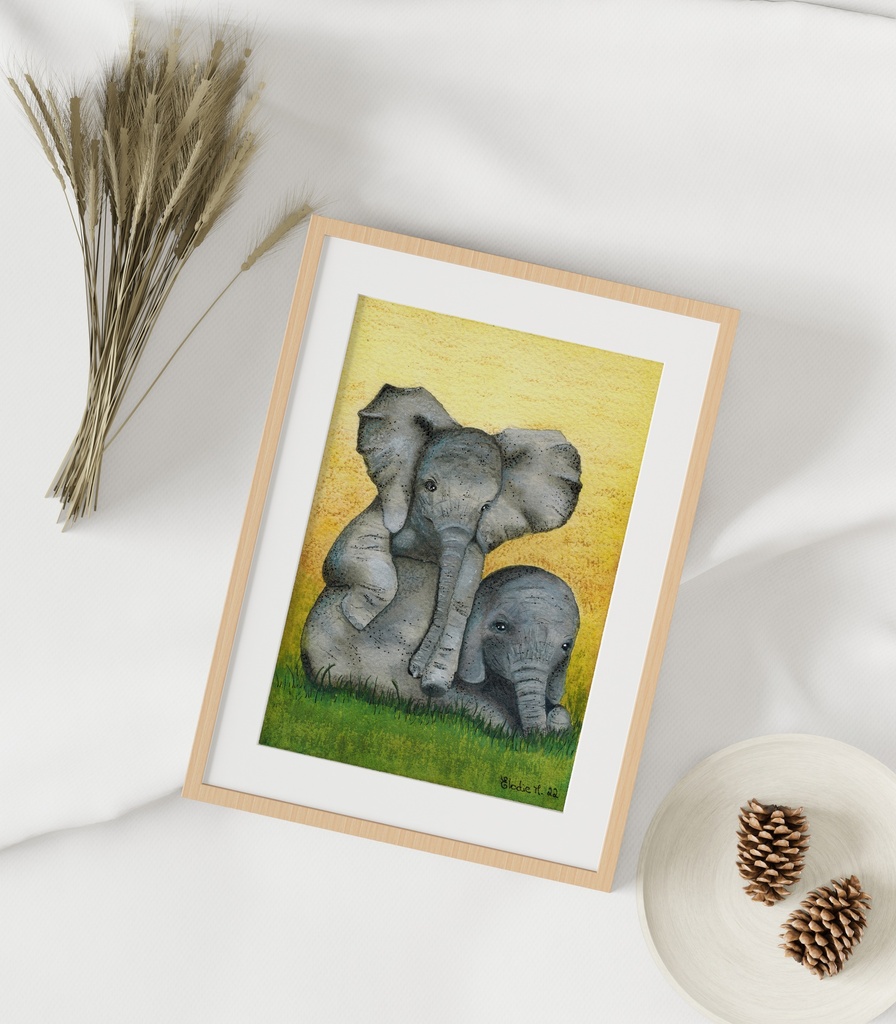Framed artwork