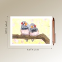 Zebra Finches (Watercolor Painting)