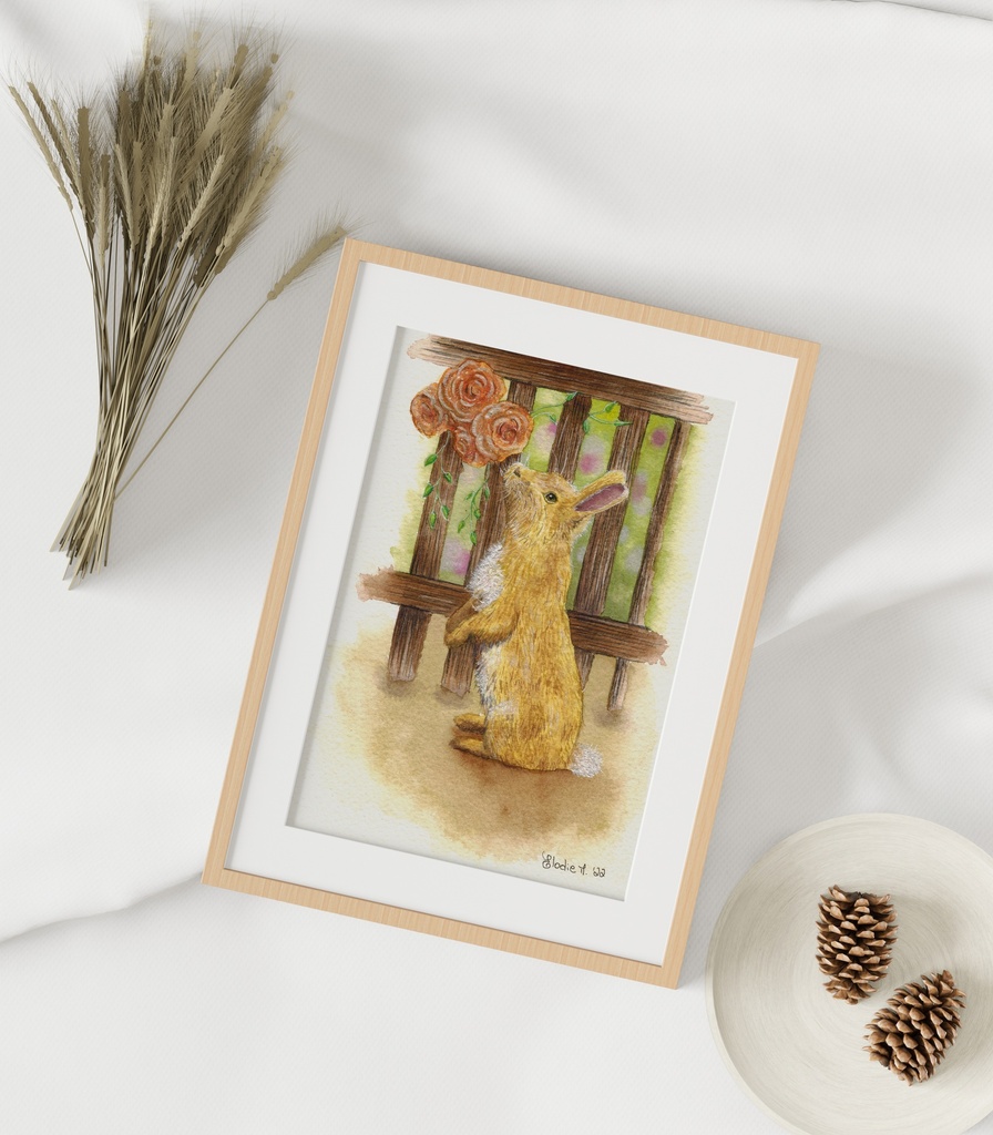 Bunny (Watercolor Painting)