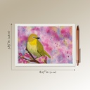 Japanese white-eye (Gouache Painting)